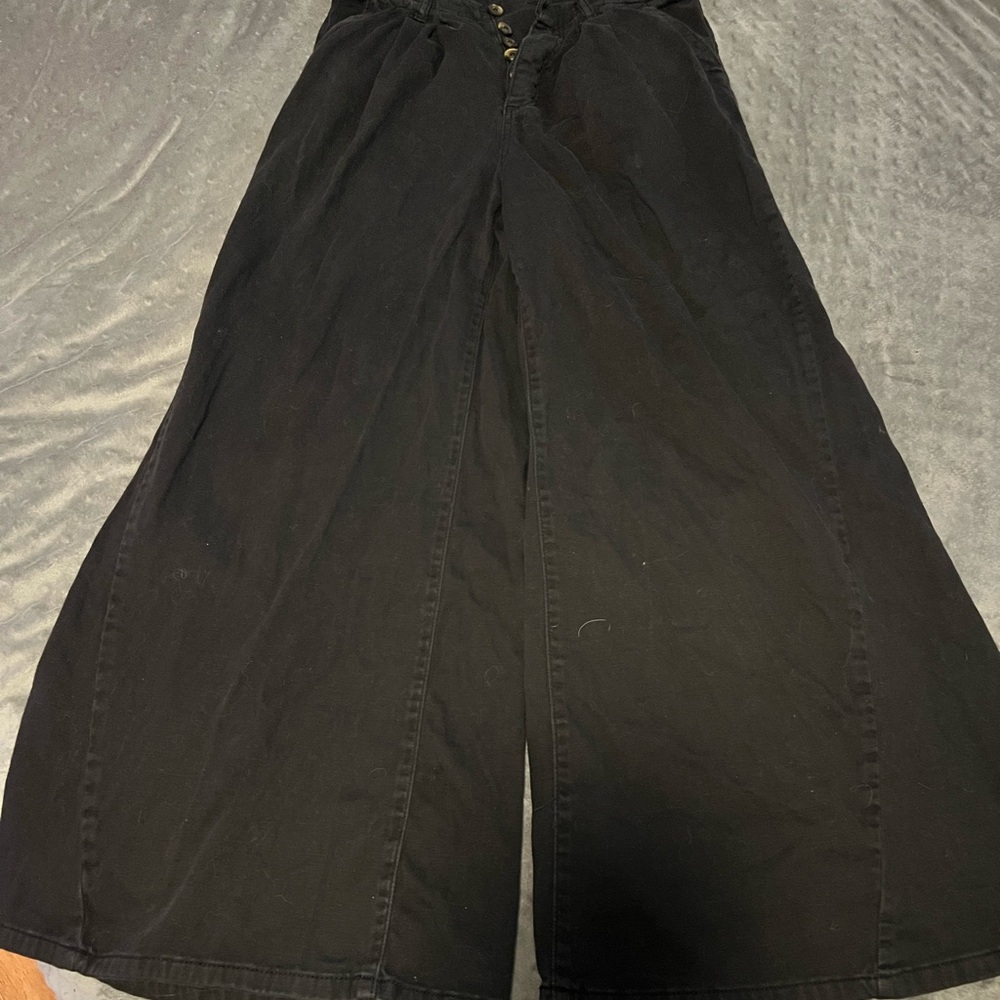 Jade Charcoal Textured Pants